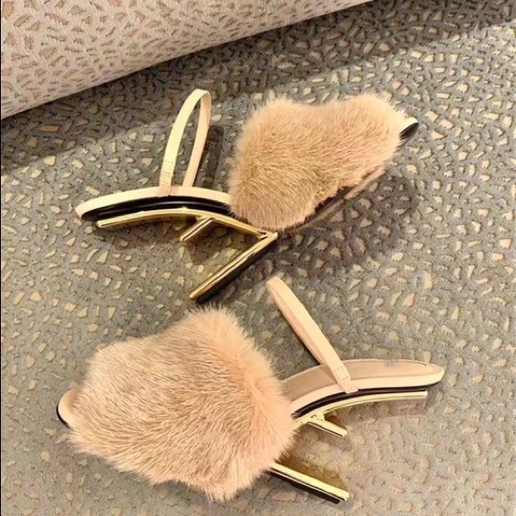 Pink mule heel